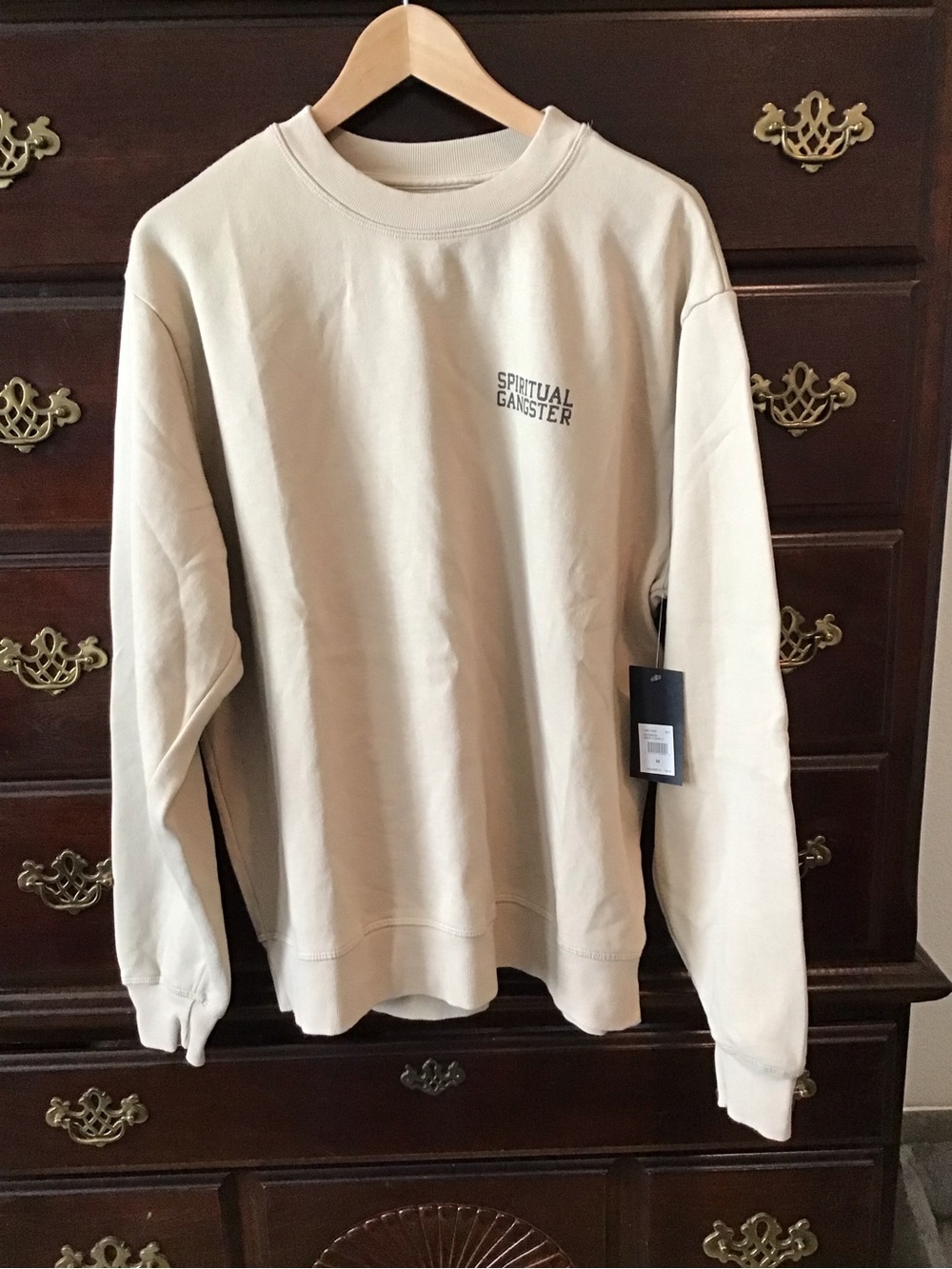 Spiritual Gangster Men's Crewneck Sweatshirt - Sandstone